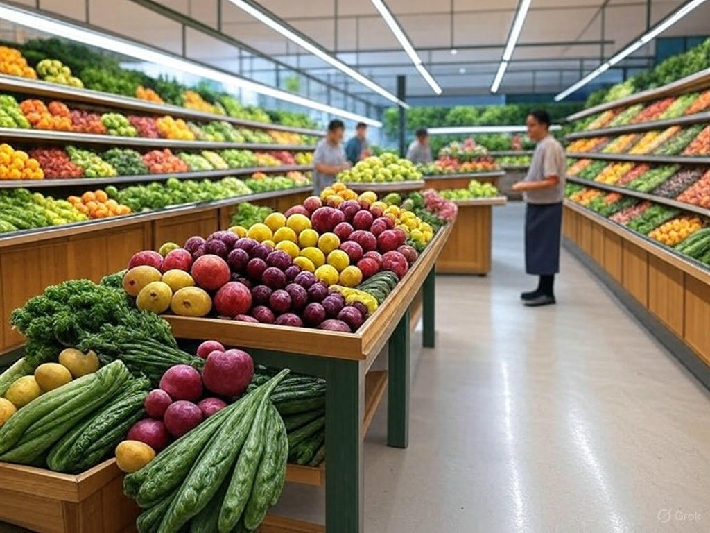 生鲜供应示意图